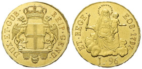 GENOVA Dogi Biennali, 1528-1797. III Fase, 1637-1797. 96 Lire 1797. Au gr. 25,11 Dr. DUX• ET• GUB• - REIP•GENU•. Stemma coronato tra due grifi. Rv. ET...