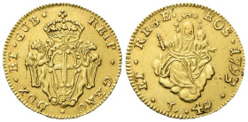 GENOVA Dogi Biennali, 1528-1797. III Fase, 1637-1797. 48 Lire 1793. Au gr. 12,55 Dr. DUX• ET• GUB• - REIP•GENU•. Stemma coronato tra due grifi. Rv. ET...