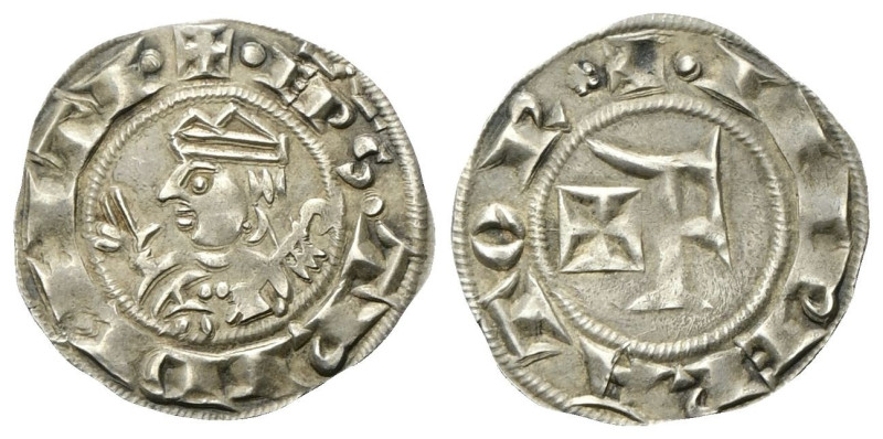 TRENTO Egnone d'Appiano Principe Vescovo, 1248-1273. Grosso da 20 Denari. Ag gr....