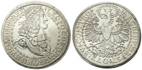 AUSTRIA Leopoldo I d’Asburgo, 1658-1705. Doppio Tallero 1680, S D. Ag gr. 56,54 Dr. LEOPOLDVS D G ROM IMP S A G H B REX. Busto laureato e corazzato a ...