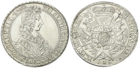 gerMANIA Olmutz -Bistum. Karl III Herzog von Lothringen, 1695-1710. Thaler 1705. Ag gr. 28,45 Dr. DEI GRATIA CAROLUS EPISCOPUS OLOMUCENSIS. Busto a d....