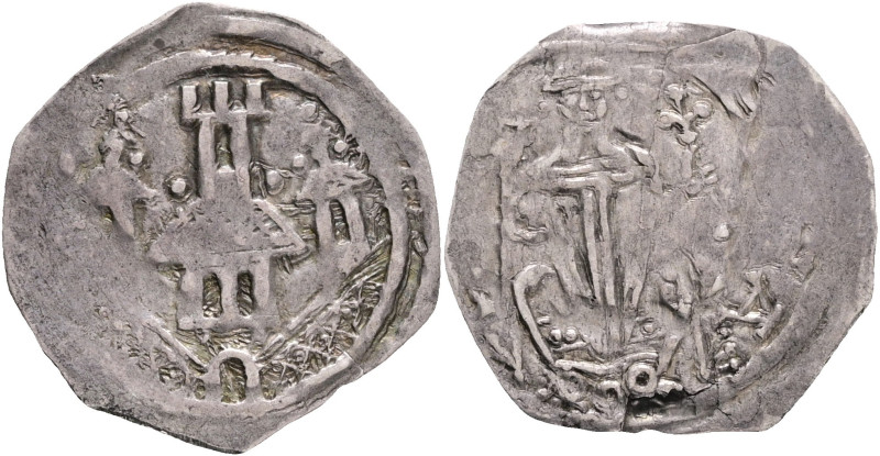 1 Pfennig 1200-1246 Friesach Austria EBERHARD II.
 CNA Ca10 Ag. 0,64g, obverse ...