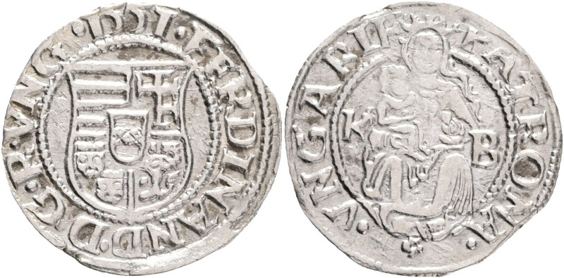 Hungary 1 Denar 1551 K.B. FERDINAND I. 
ÉH#745,H#935,7,9,53, Ag.500 0,37g, 14/0...