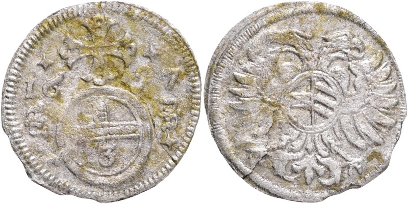 Silesia 1 Greschel 1697 LEOPOLD I. Austria Silesia Oppeln (Opole)
MKČ 1687 Silv...