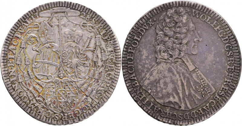 1 Thaler 1726 W.HANIBAL of SCHRATTENBACH Bishopric of Olomouc, Kroměříž 
KM#426...