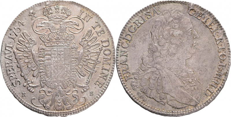 1 Thaler 1754 K.B. FRANCIS I. LORRAINE Kremnica
Husz#1787 Ag. 27,68g 40mm mint ...