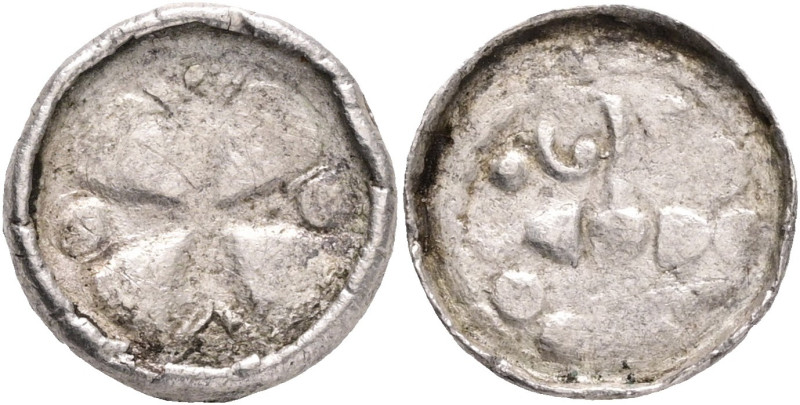 1 The cross denarius 11.century pastoral crutch to the right/cross
Gumowski CNP...