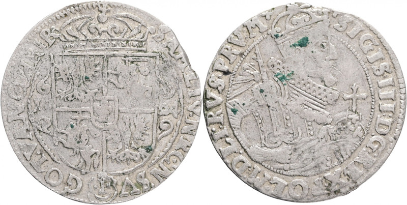 1 Ort 1624 SIGISMUND III.
Kopicki 1280 Silver 7,11g 27mm mint Bromberg (Bydgosz...