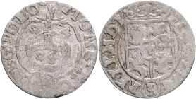 1 1/2 Groschen Poltorak 1624 SIGISMUND III. VASA Bydgoszcz
Górecki#B 24.3 Ag.700 1,03g 19/0,5mm mint Bydgoszscz
VF