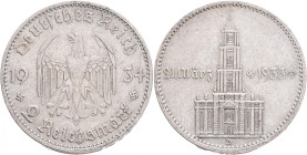 Third Reich 2 Mark 1934 D Potsdam and date
J#355 Ag.625 8g, 25/2,15mm Muldenhutten
XF-/VF