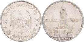 Third Reich 5 Mark 1934 A Potsdam and date
J#356 Ag.900 13,88g, 29mm A Berlin
VF