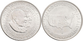 1/2 Dollar 1954 S Washington-Carver Half Dollar
KM#200 Silver Ag.900 12,61g 30,6mm mint San Francisco
UNC-