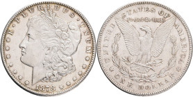 1 Dollar 1878 S MORGAN 
KM#110 Silver Ag.900 26,83g 38,1/2,40mm mint San Francisco
UNC-