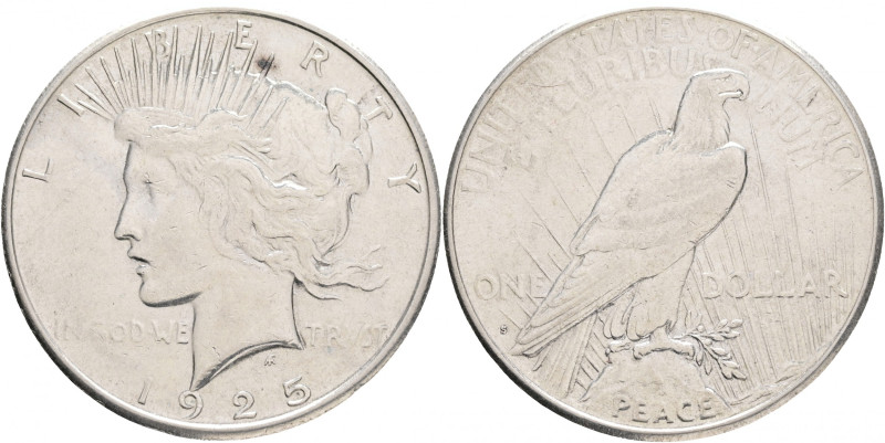 1 Dollar 1925 S LIBERTY 
KM#150 Silver Ag.900 26,69g 38,1/2,40mm mint San Franc...