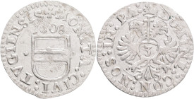 ZUG 3 Kreuzer 1608 
KM#17 Silver 1,82g 21 mm mint ZUG RARE last year
VF+