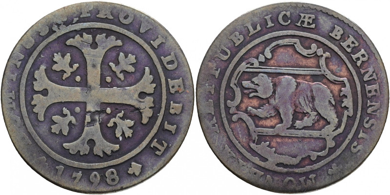 ½ Batzen 1798 City of BERN
KM#91,HMZ#2 224 , Billon Ag. 1,83g 23,5mm 
VF/F
