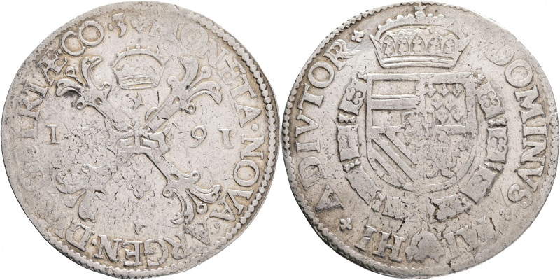 1 Reichstaler 1591 GELDERN 
Delm.803 Silver 28,90g 40 mm
VF+