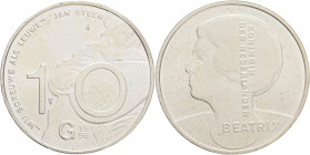 10 Gulden 1996 BEATRIX Jan Steen, Utrecht
KM#223 Ag.800 15g 33mm mint Utrecht , mintmaster CH. van Draanen
UNC