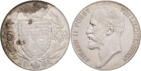 5 Kronen 1904 JOHANN II.
Y#4 Ag.900 23,97g 36mm mint Vienna , place with patina
XF