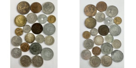 Lot 21 coins Romania
