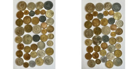 Lot 41 coins Yugoslavia