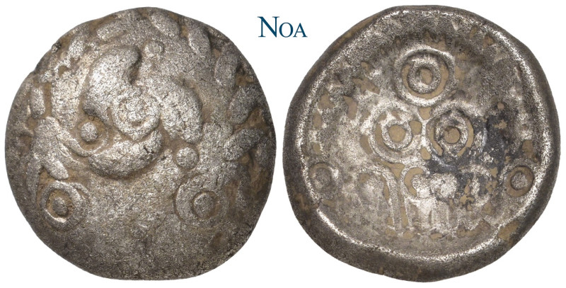 GERMANIA
Nordgruppe. AR-Stater (Regenbogenschüsselchen) 2. Hälfte 1. Jh. v. Chr...