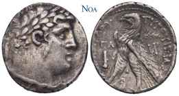 PHÖNIZIEN TYROS
 Tetradrachme 94-93 v. Chr. (Jahr 33) Vs.: Büste des Herakles-Melkart mit Lorbeerkranz n. r. Rs.: Adler mit Palmzweig auf Schiffsbug ...