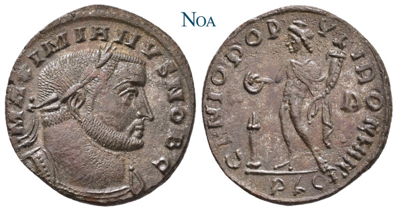 RÖMISCHE KAISERZEIT
Maximianus Galerius als Caesar, 293-305. Follis 302-304 Lug...