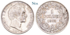 BAYERN
Ludwig I., 1825-1848. Gulden 1842 München AKS 78; J. 62. 10.57 g. Fast vorzüglich