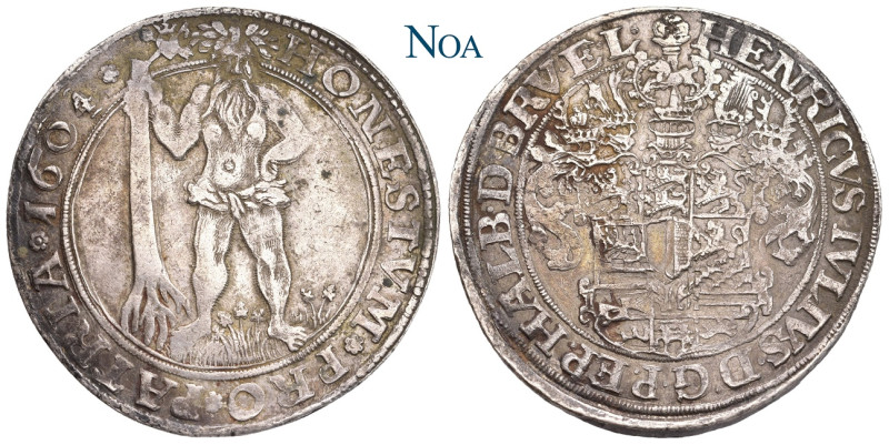 BRAUNSCHWEIG-WOLFENBÜTTEL
Heinrich Julius, 1589-1613. Reichstaler 1604 Zellerfe...