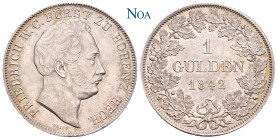 HOHENZOLLERN-HECHINGEN
Friedrich Wilhelm Konstantin, 1838-1849. Gulden 1842 München Auflage: 6.000 Exemplare. AKS 4; J. 5. 10.60 g. Selten. Feine Tön...