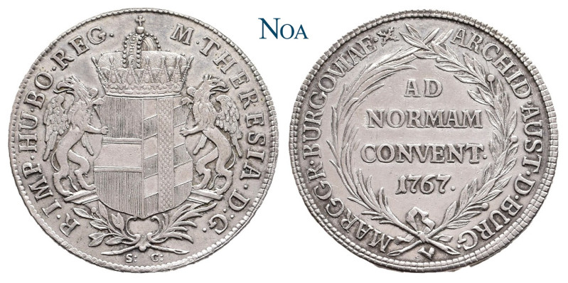 HABSBURGER BIS 1918
Maria Theresia, 1740-1780. Konventionstaler 1767 SC Günzbur...