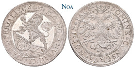 SCHWEIZ ZÜRICH
 Taler 1645 Hürlimann 534; DT DT 1068e; HMZ 2-1146e; Dav. 4638. 28.28 g. Vs. Felder geglättet, sonst fast vorzüglich