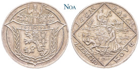 TSCHECHOSLOWAKEI
 Silbermedaille 1928 Stempel von O. Spaniel. Auf den 10. Jahrestag der Republik. Vs.: St. Wenzel über Staatswappen, darunter Signatu...