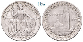 VEREINIGTE STAATEN (USA)
 1/2 Dollar 1935 S San Francisco San Diego Pacific International Exposition. Auflage: 70.132 Exemplare. KM 171. Feine Tönung...