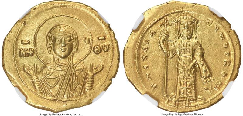 Michael VI Stratioticus (1056-1057). AV tetarteron nomisma (20mm, 4.00 gm, 6h). ...