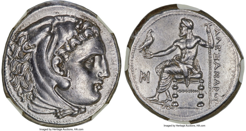 MACEDONIAN KINGDOM. Alexander III the Great (336-323 BC). AR tetradrachm (27mm, ...