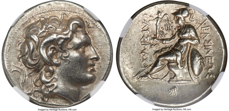 THRACIAN KINGDOM. Lysimachus (305-281 BC). AR tetradrachm (28mm, 17.02 gm, 1h). ...