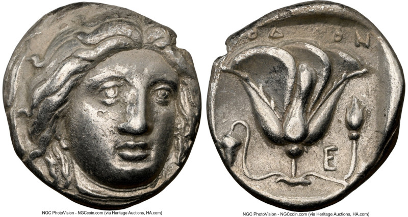 CARIAN ISLANDS. Rhodes. Ca. 316-305 BC. AR tetradrachm (24mm, 14.93 gm, 12h). NG...