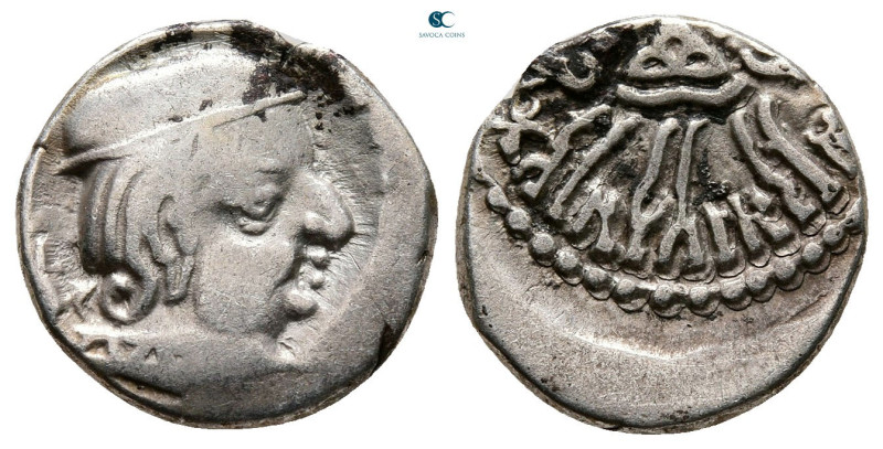 Central Asian. India. Gupta Empire. Kumara Gupta circa AD 415-450. 
Drachm AR
...