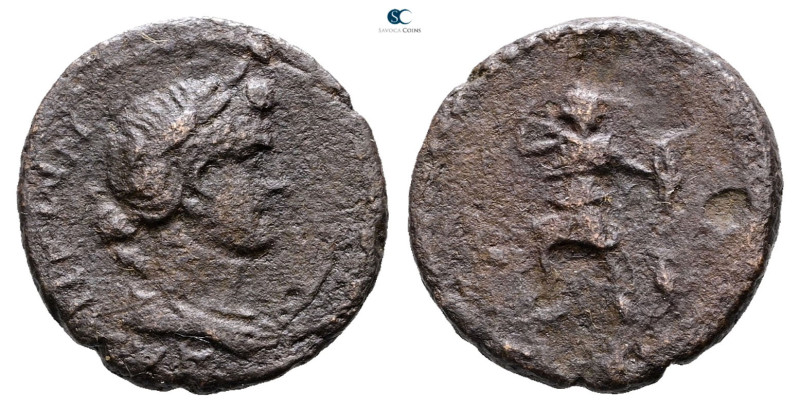 Caria. Alabanda. Pseudo-autonomous issue AD 138-192. 
Bronze Æ

19 mm, 4,40 g...