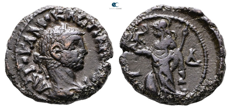 Egypt. Alexandria. Diocletian AD 284-305. 
Potin Tetradrachm

20 mm, 6,59 g
...