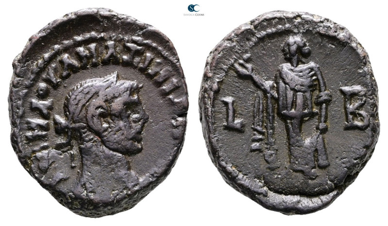 Egypt. Alexandria. Maximianus Herculius AD 286-305. 
Potin Tetradrachm

21 mm...