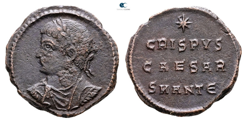 Crispus, as Caesar AD 316-326. Antioch
Follis Æ

19 mm, 2,73 g



Very Fi...