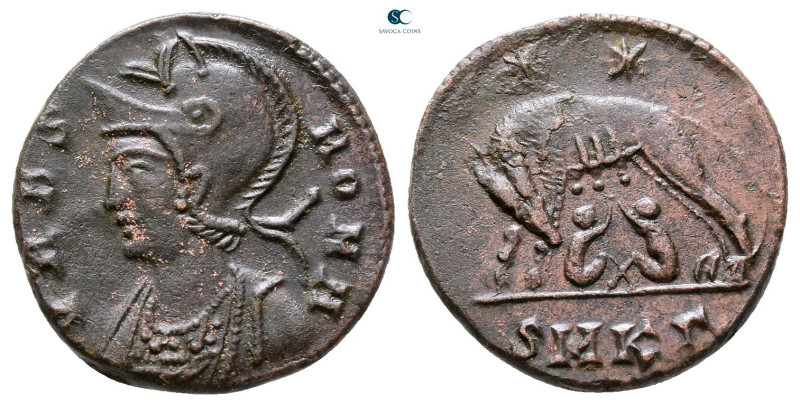 City Commemoratives AD 330-354. Cyzicus
Follis Æ

17 mm, 2,36 g



Very F...