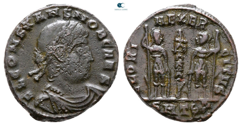 Constans, as Caesar AD 333-337. Thessaloniki
Follis Æ

16 mm, 2,19 g



V...