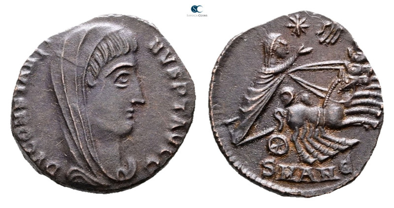 Divus Constantine I AD 337. Antioch
Follis Æ

15 mm, 1,68 g



Good Very ...