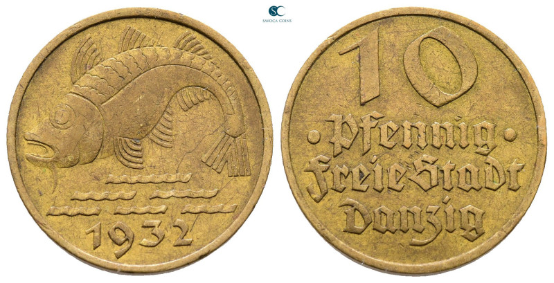 Germany. Danzig AD 1932. 
10 Pfennig 

21 mm, 3,43 g



Very Fine