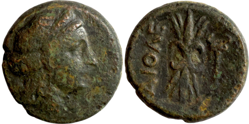 LESBOS. Koinon (struck in Aeolis for circulation in Lesbos). 330-280 BC. AE bron...