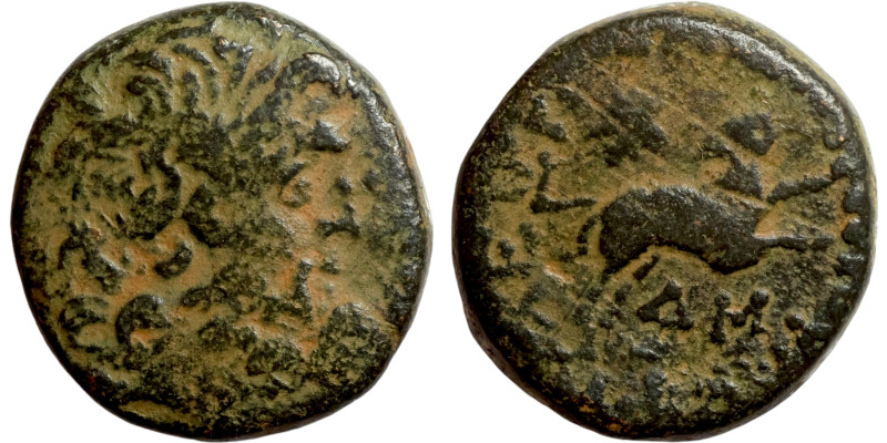 SYRIA. Antioch. Pseudoautonomous (time of Augustus, year 44 = 13/14 AD). AE bron...